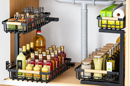 Sliding 2-Tier Sink Organizer