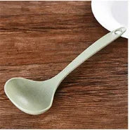 1pcs Wheat Stalk Spoon Tablespoons Household Utensils Spoons Plastic Large Soup Long Porridge Rice DinnerScoop Kitchen Tools