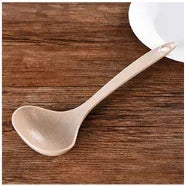 1pcs Wheat Stalk Spoon Tablespoons Household Utensils Spoons Plastic Large Soup Long Porridge Rice DinnerScoop Kitchen Tools